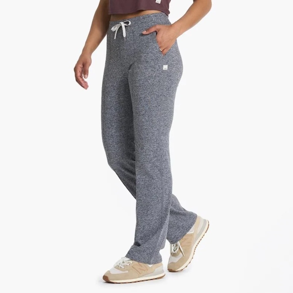 Vuori Halo Essential Wide Leg Pant Heather Gray XS